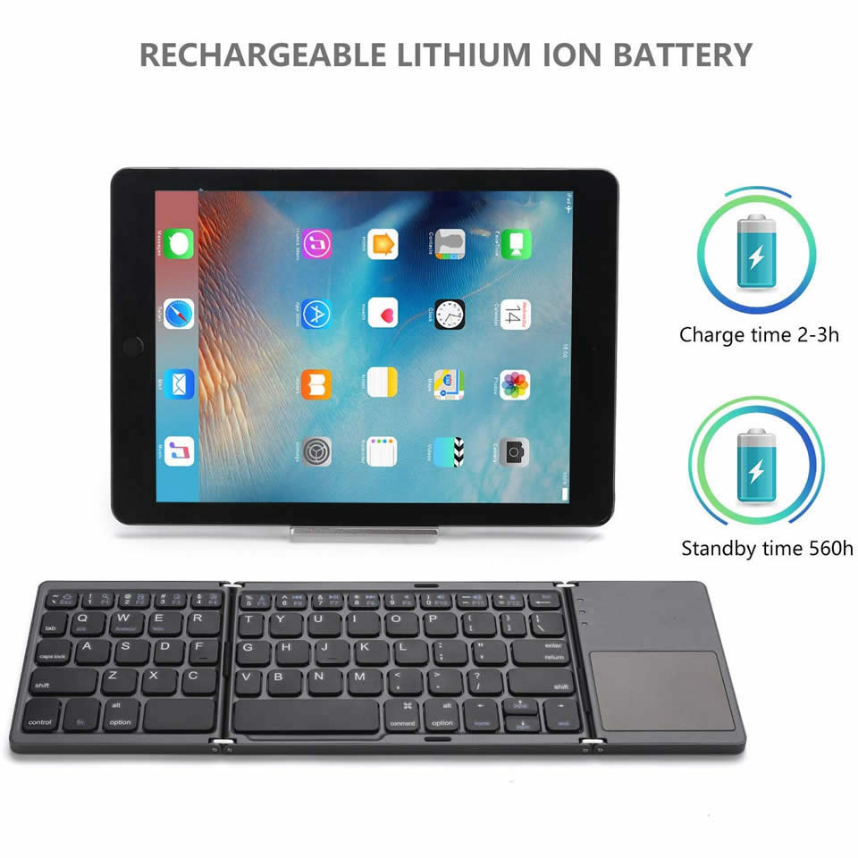 Bluetooth Keyboard With Touchpad